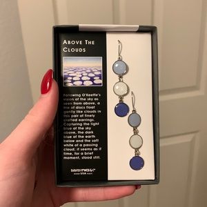 NEW IN BOX O’Keefe Above the Cloud Earrings